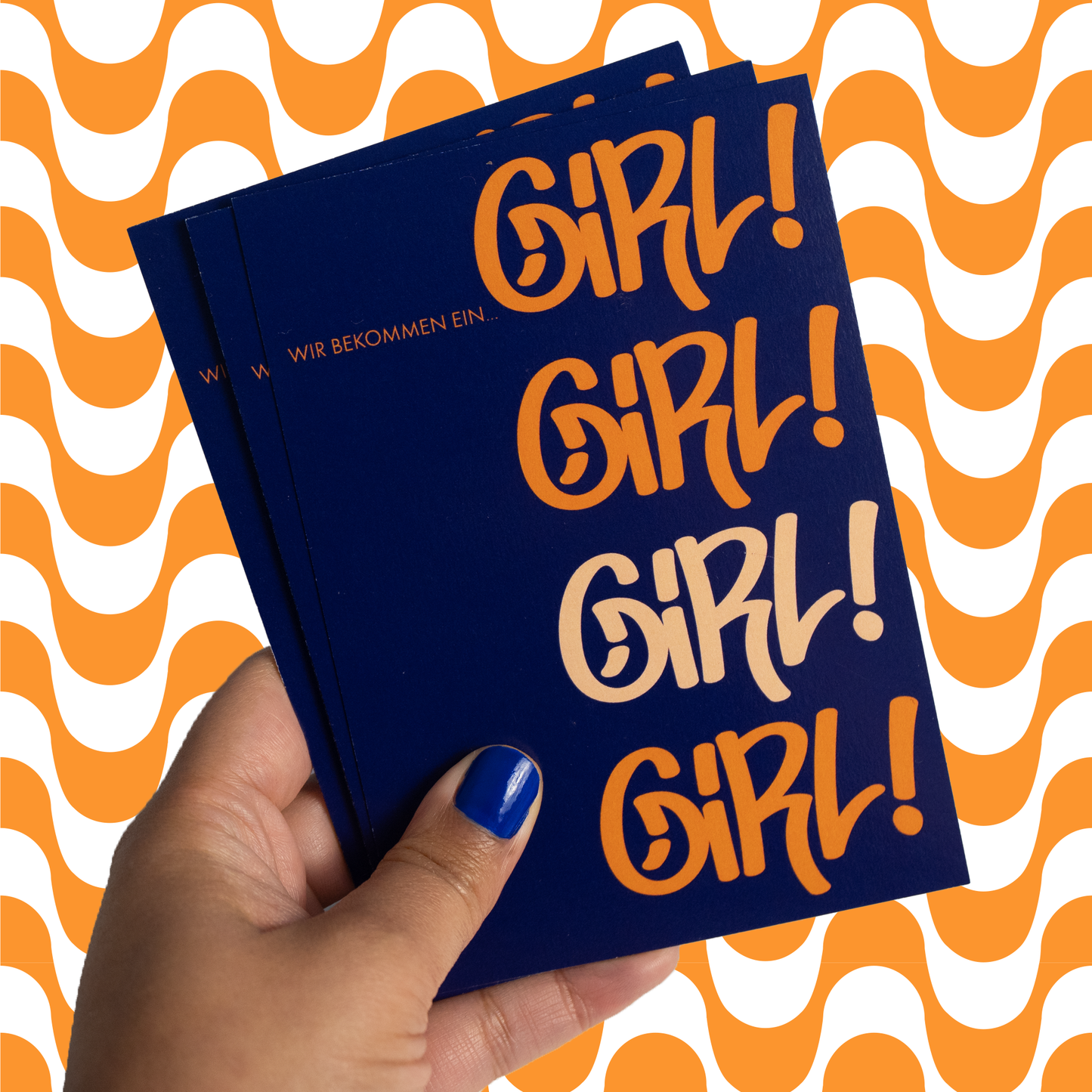 Cover der Its a Girl Karte in DE