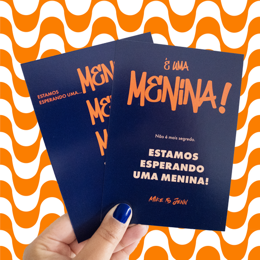 10Stk. PT-Geburtskarte „It’s a Girl!“ – personalisierbar A6