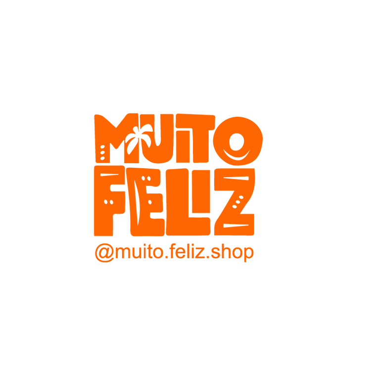 Muito Feliz Logo in Orange