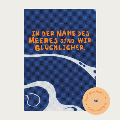 1x Postkarte DE "Meeresnähe" A6