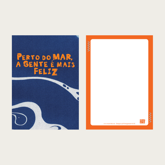 1x Postkarte PT "Perto do Mar" A6